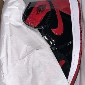 BRAND NEW NEVER BEEN WORN! Jordan 1 Retro High OG Patent Bred.